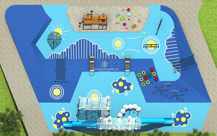 一個標準戶外兒童游樂園需要哪些基礎設施區(qū)域