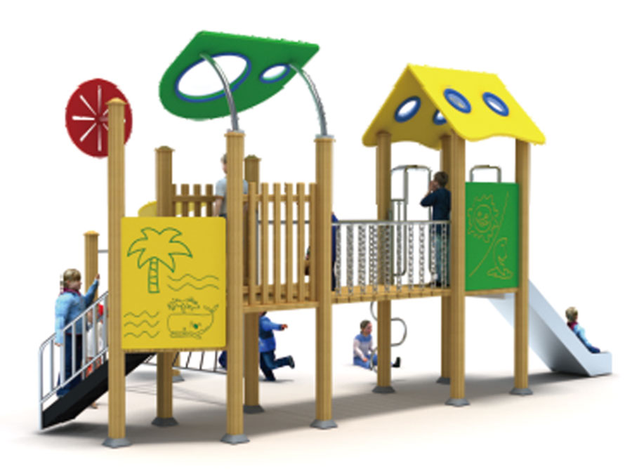 大型組合滑梯為何成主流？室內(nèi)室外皆可行