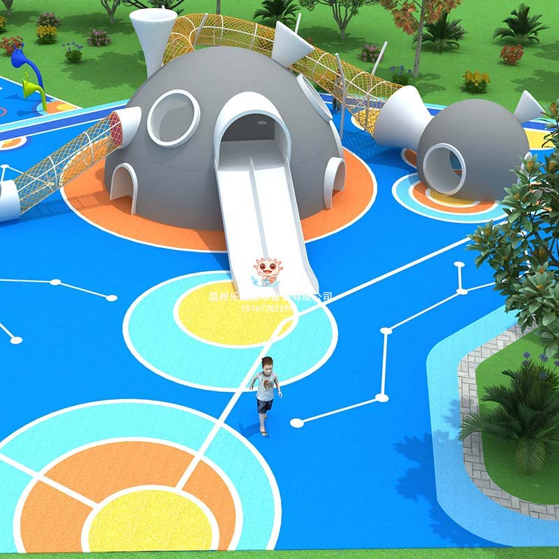 智慧成長(zhǎng)游樂設(shè)備，蹦蹦云適合戶外的景觀無動(dòng)力設(shè)備