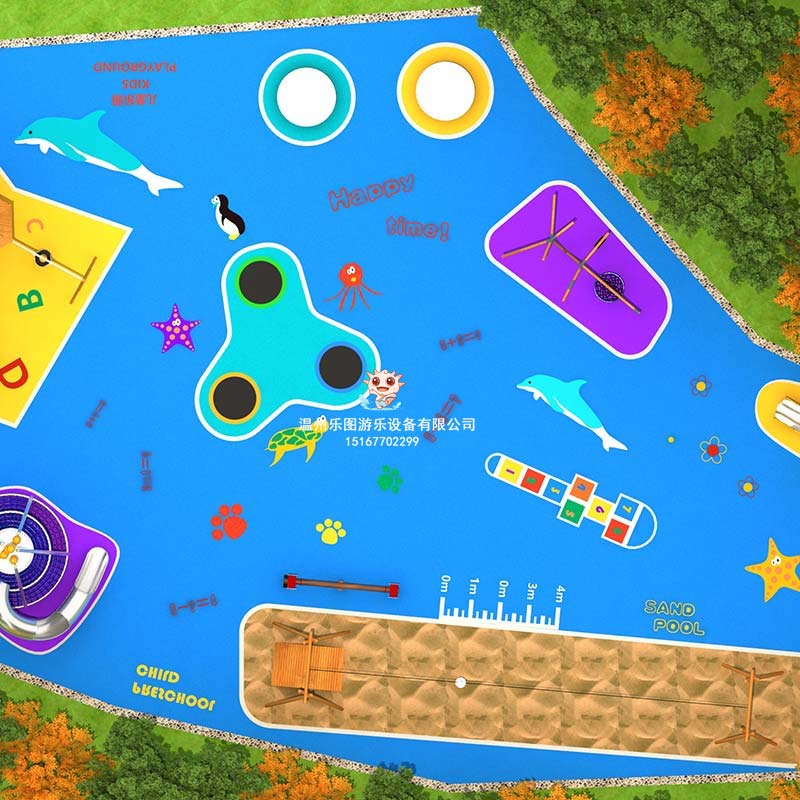 大型室外組合滑梯的特點是什么？